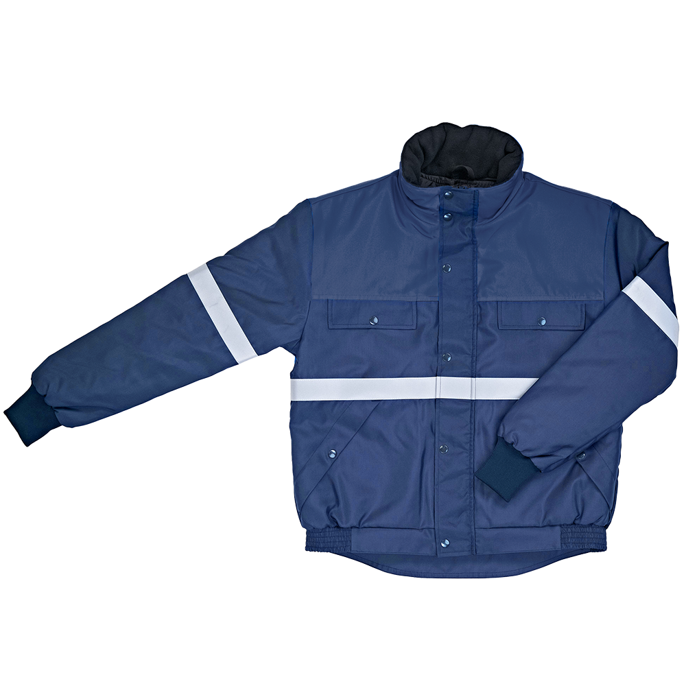 Lined Pilot Jacket (with reflective strips, removable inner jacket)