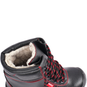 POLARSNUG - LACE-UP FUR LINED LEATHER BOOT PS420