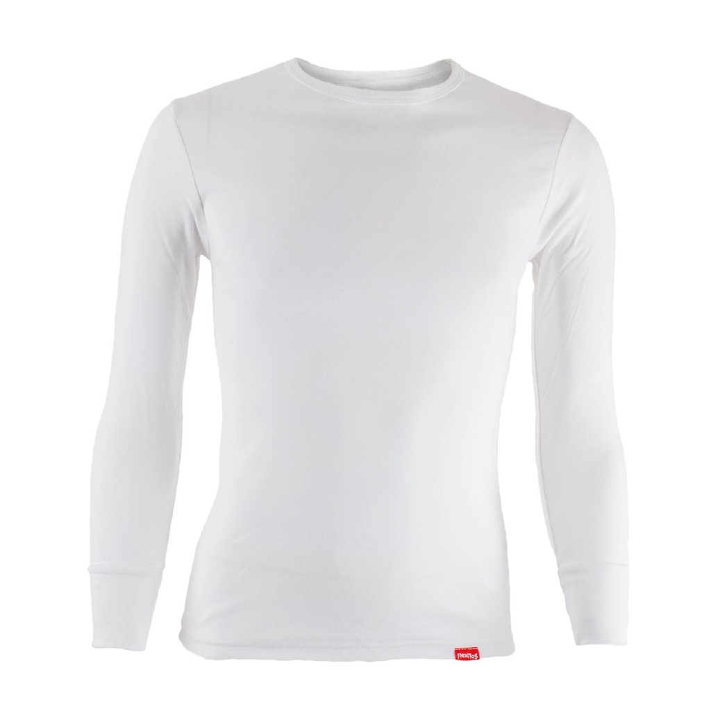 CLASSIC WHITE LONG SLEEVE THERMAL VEST X30LS