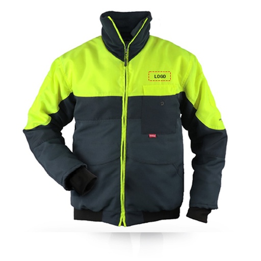 [X28BLogo-LB-XS] ENDURANCE ACTIVE COLD STORE JACKET X28B WITH LOGO (XS, Left Breast)