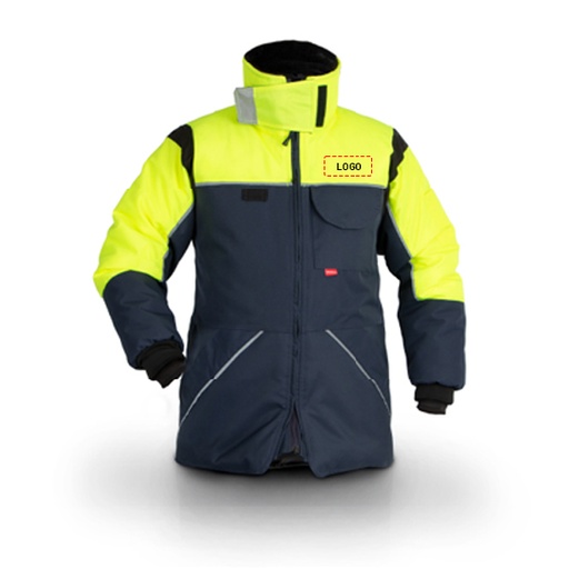 [X35JLogo-LB-XS] ICE DIAMOND DEEP FREEZE JACKET X35J WITH LOGO (XS, Left Breast)