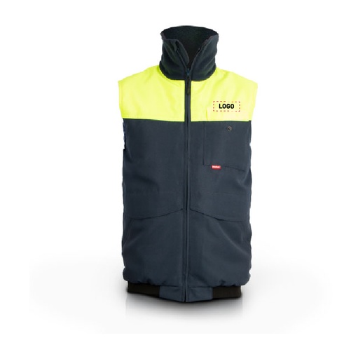 [X14GLogo-LB-XS] ENDURANCE ACTIVE CHILL GILET X14G WITH LOGO (XS, Left Breast)