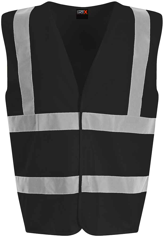 Pro RTX High Visibility Waistcoat Black