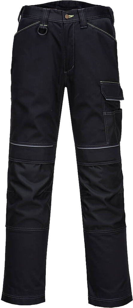 PW3 Quilt Lined Winter Work Trousers Black