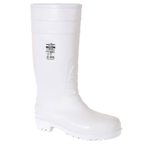 [730FW84] White Safety Wellington