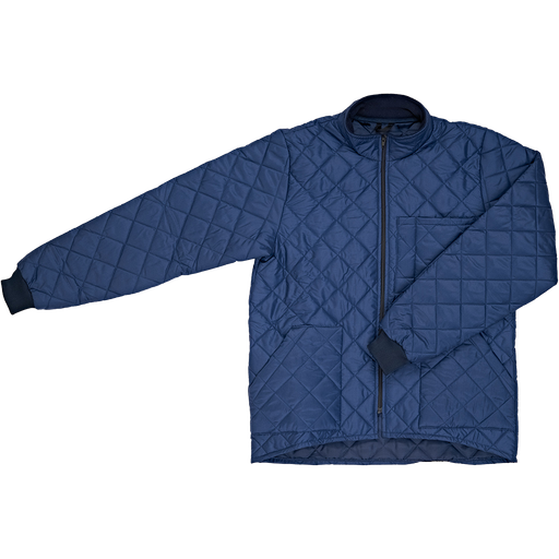 [CT111716602] Men's Quilted Jacket ISOTHERM Navy (with side pockets and breast pocket)