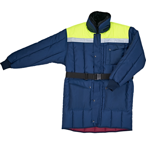 [CT411066801] Classic knee-length Freezer Coat with reflection