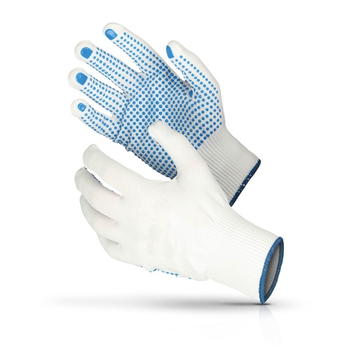 [FG55DW] CLASSIC WHITE POLKA DOT PICKING GLOVE FG55DW