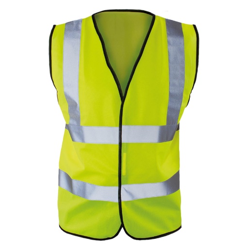 [FO23] CLASSIC HI-VIZ YELLOW WAISTCOAT FO23