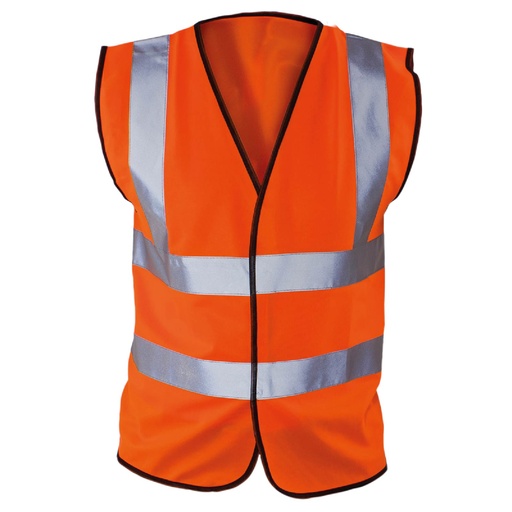 [FO24] CLASSIC HI-VIZ ORANGE WAISTCOAT FO24