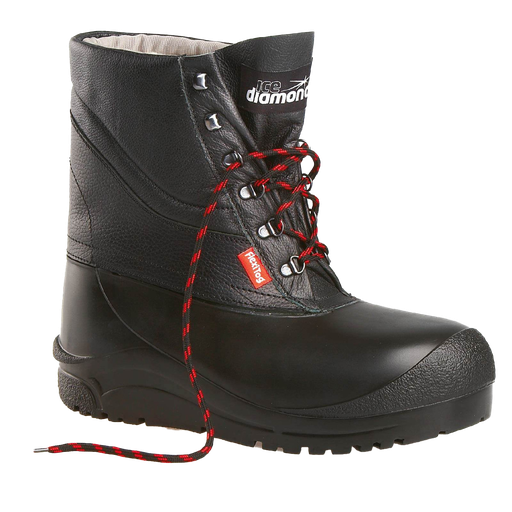 [ID503] Ice Diamond Lace Up Deep Freeze Boot