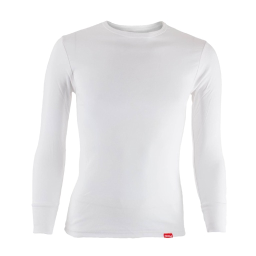 [X30LS] CLASSIC WHITE LONG SLEEVE THERMAL VEST X30LS