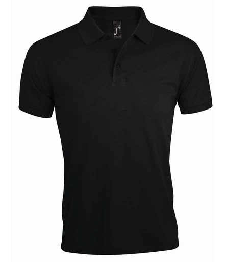 [PS-10571] Black Cotton Polo Shirt - Ps