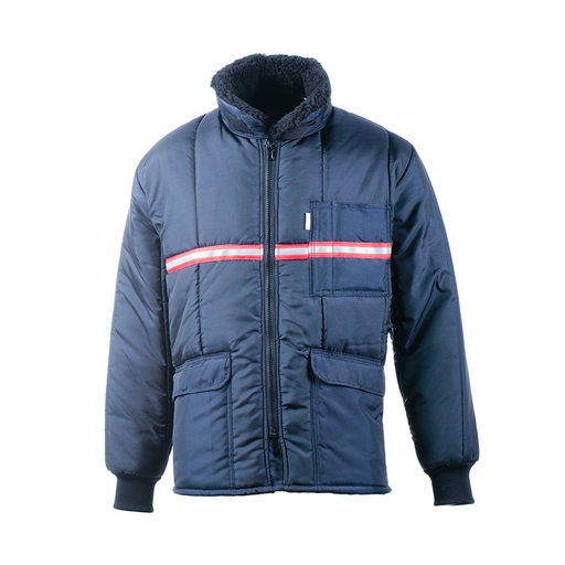 [T550208] Tessuto Comfort-Soft Reflective Isosoft 304 Blue/Yellow Freezer Jacket